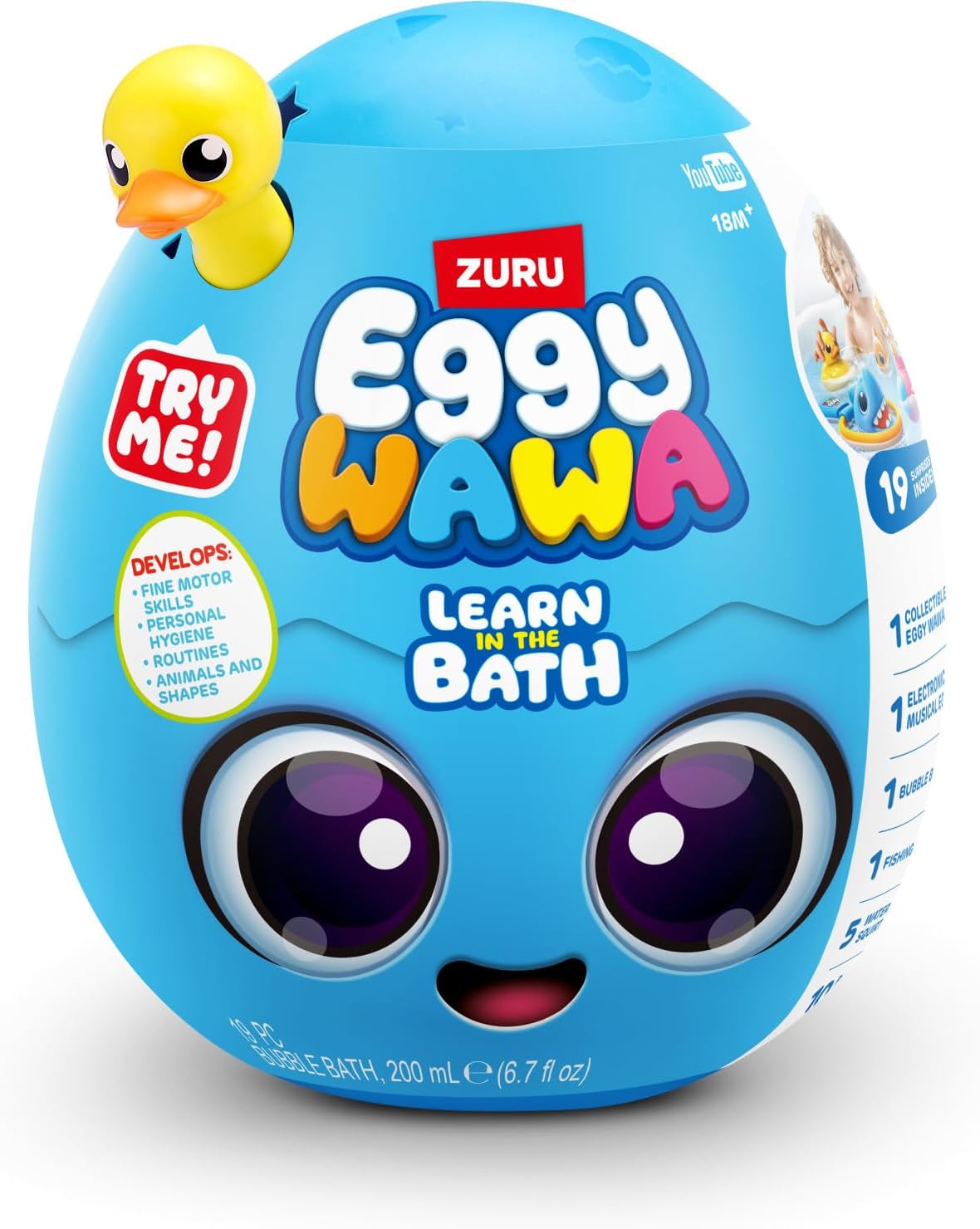 ZURU Eggy Wawa: Bathtime Learning Fun!