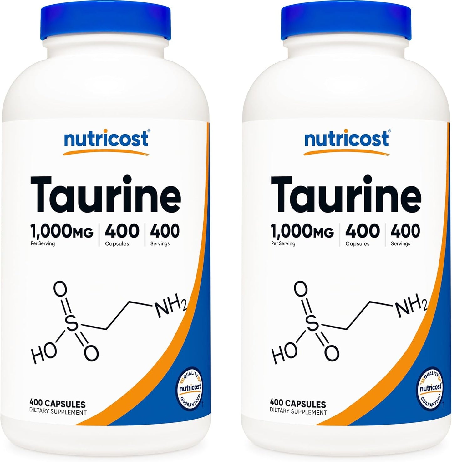 Nutricost Taurine 1000mg Double Strength 400 Capsules Review