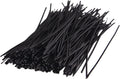 250 Piece Metallic Twist Cable Cord Wire Ties Reusable Fastening - 6in