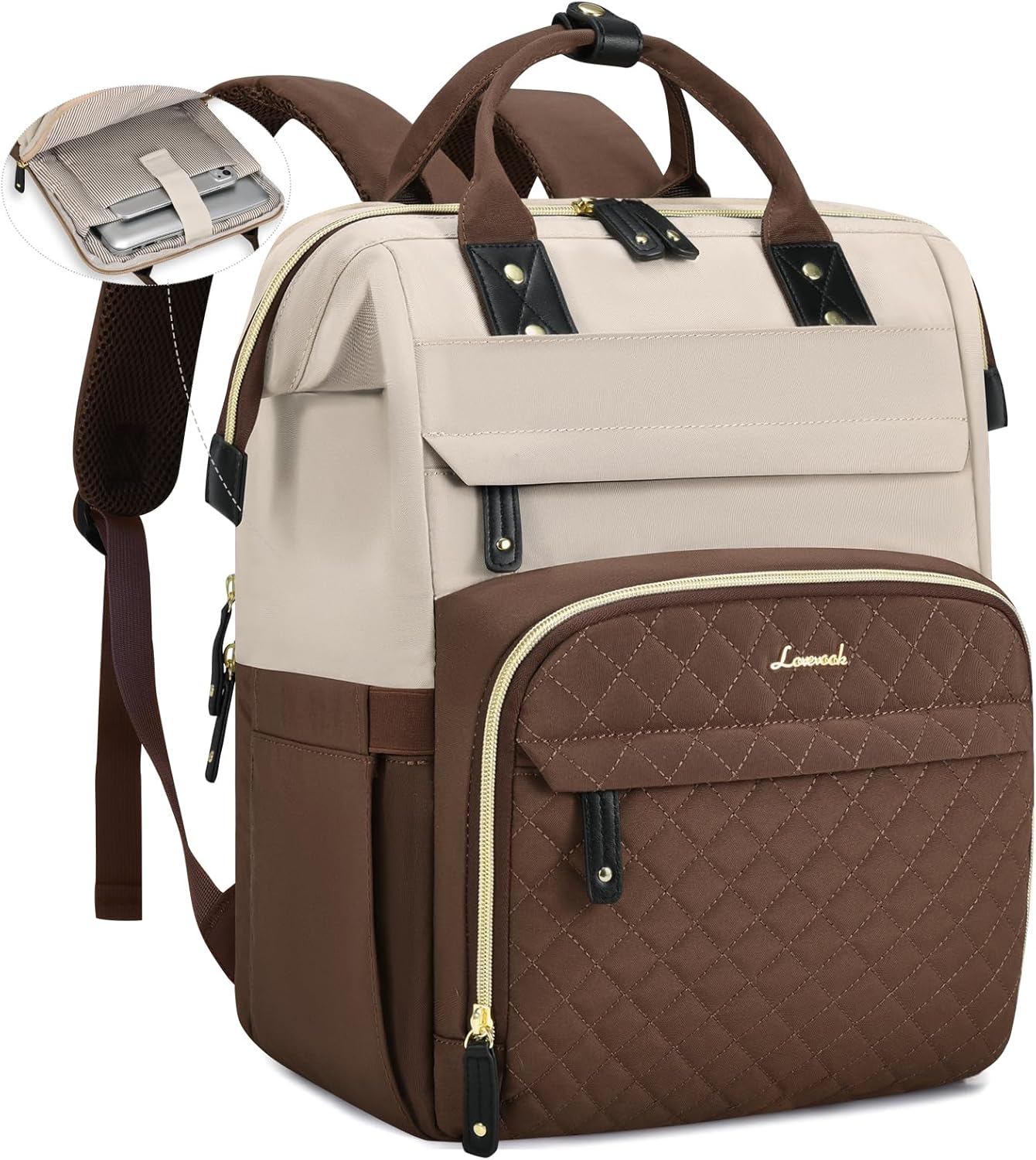 LOVEVOOK Laptop Backpack for Women - Stylish and Functional