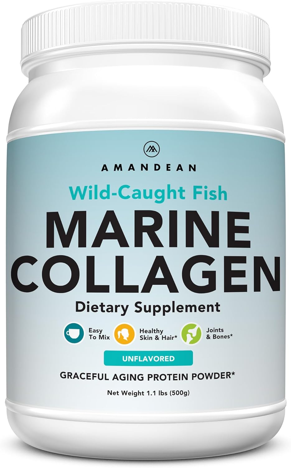 Marine Collagen Peptides Powder for Youthful Skin & Hair