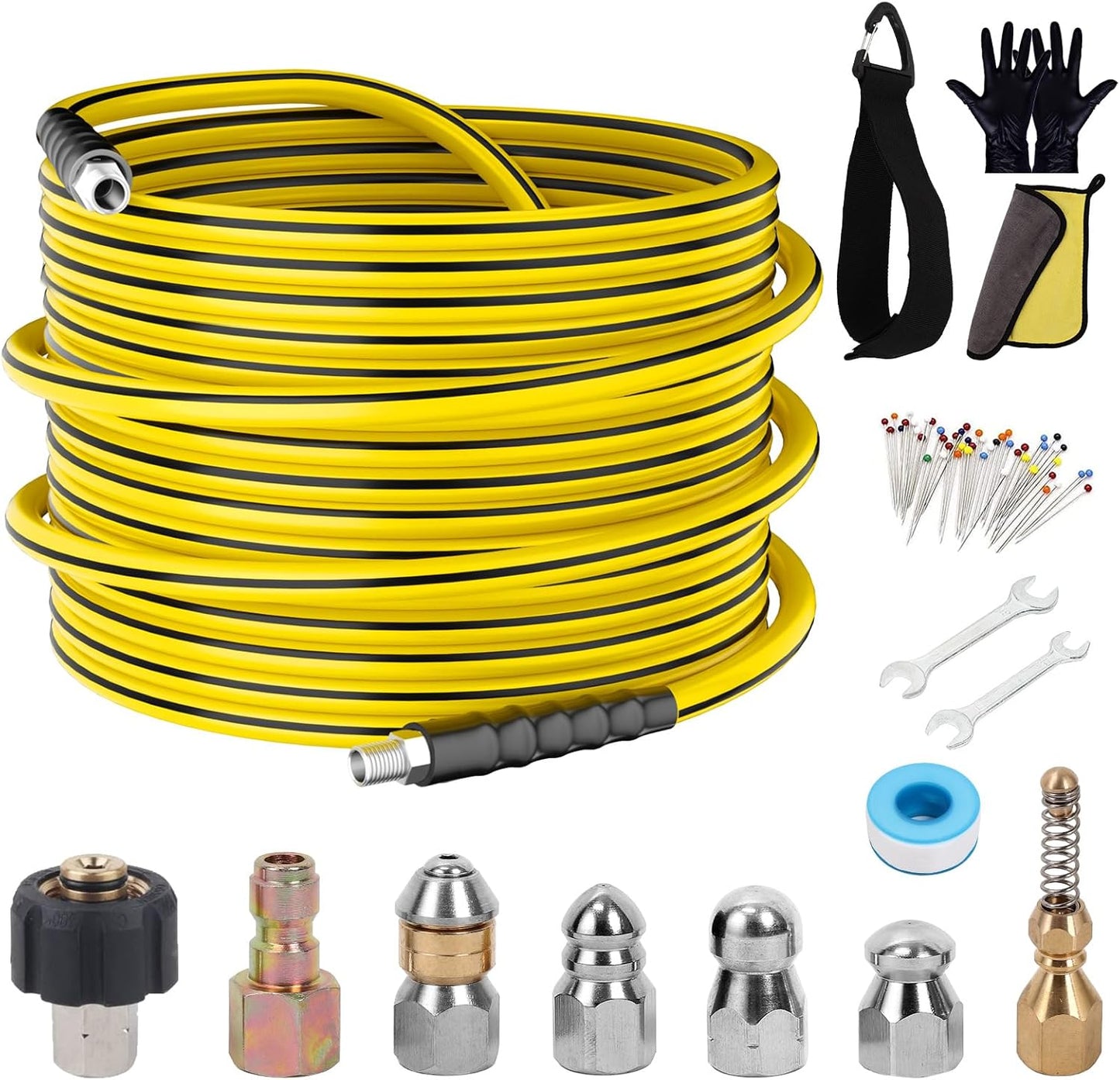 Sewer Jetter Kit for Pressure Washer - Ultimate Drain Cleaning Tool