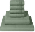 Mellanni King Sheet Set - 6-Piece Iconic Collection Bedding - Sage