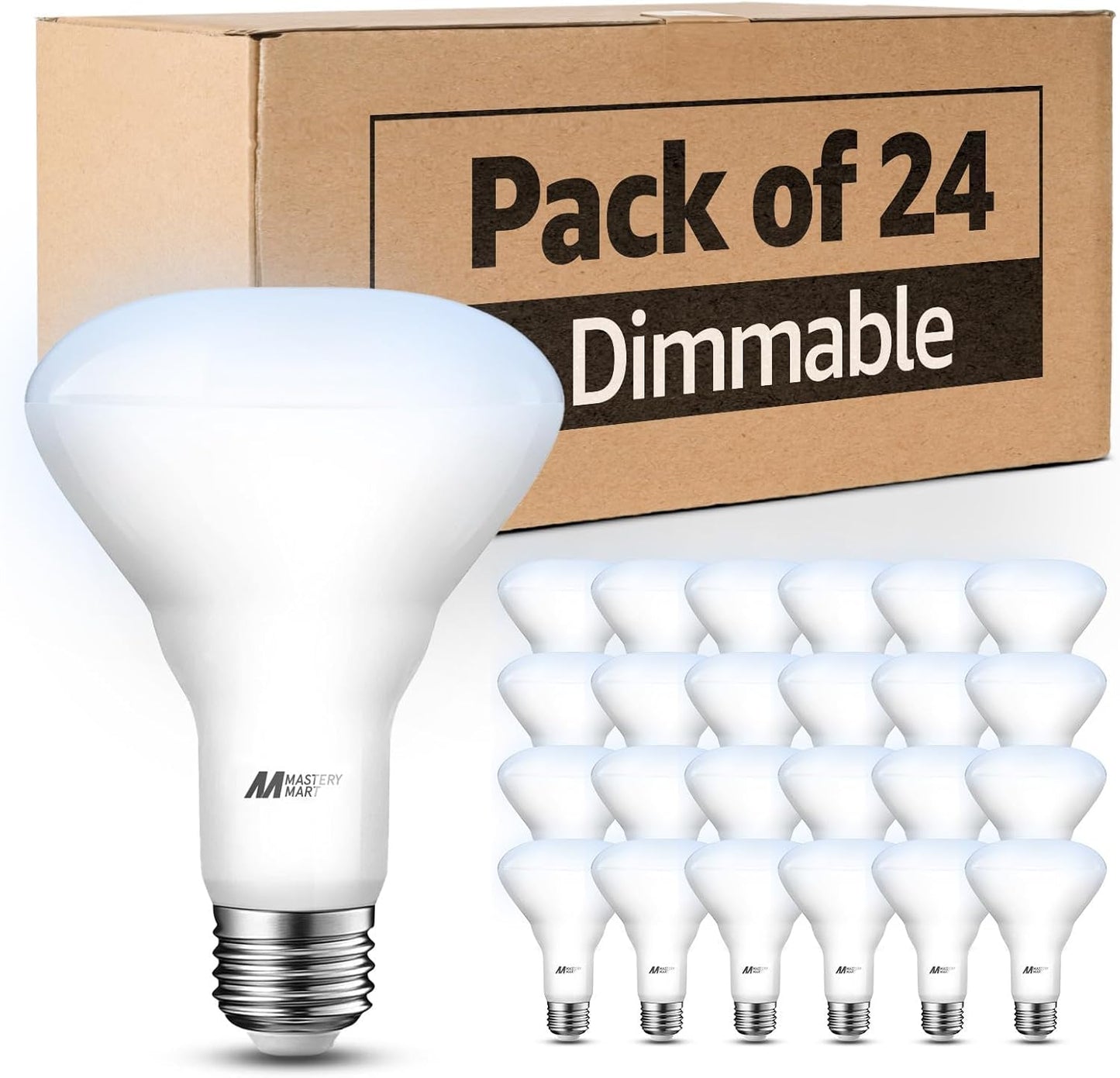 BR30 LED Bulbs 24 Pack, 65W Equivalent, Dimmable Flood Lights