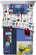 Transformers Optimus Prime Kids Bedding 5 Piece Full Size Set - Soft