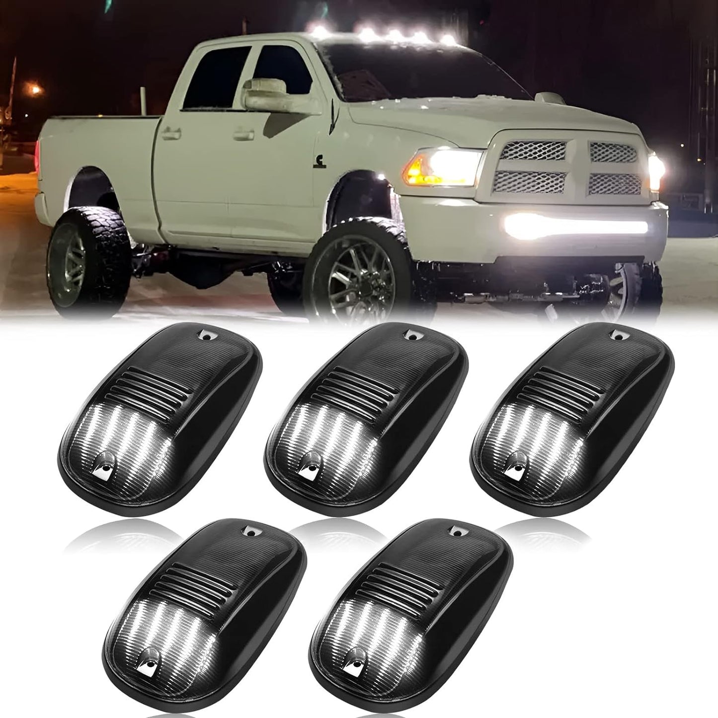 R&F Auto LED Cab Lights for Ram 1500 2500 3500 Pickup Trucks