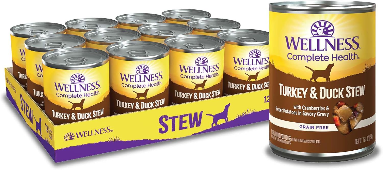 Wellness Complete Health Grain-Free Turkey & Duck Stew for Dogs