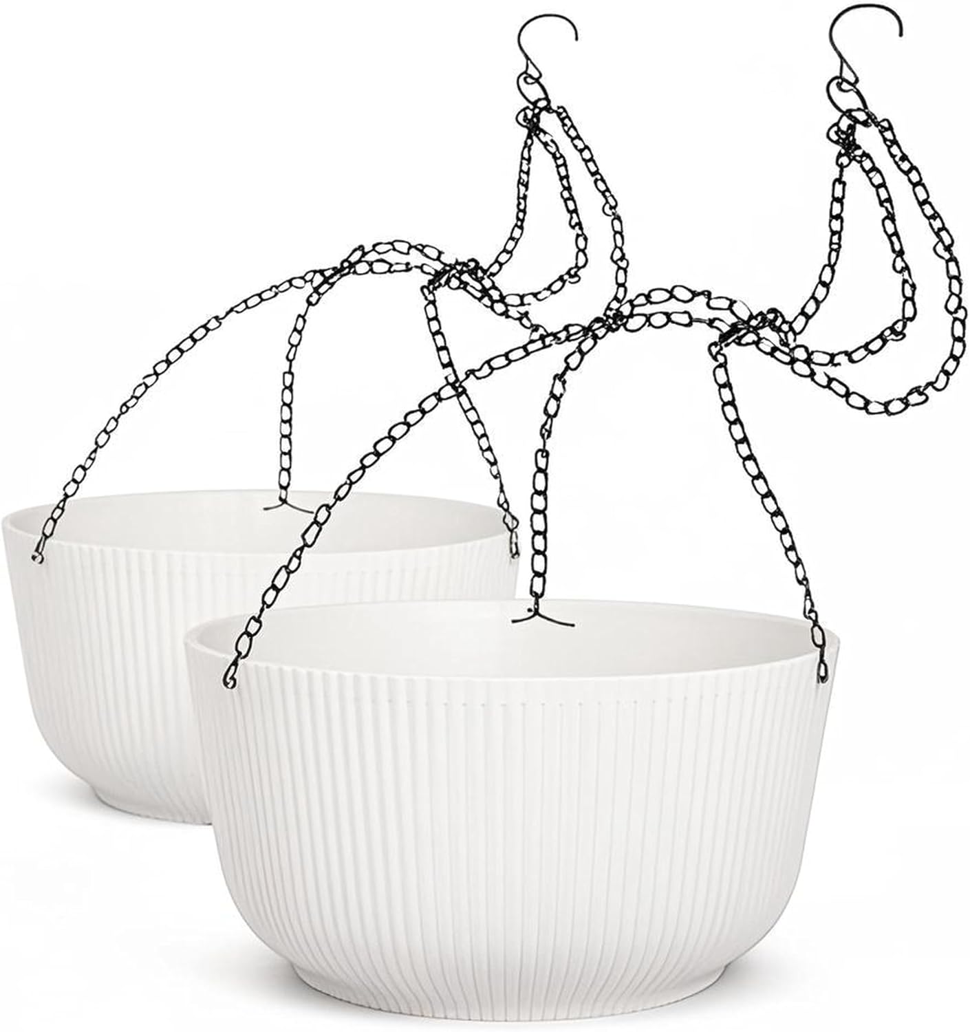 Self Watering Hanging Planters for Indoor Outdoor Use - 2 Pack