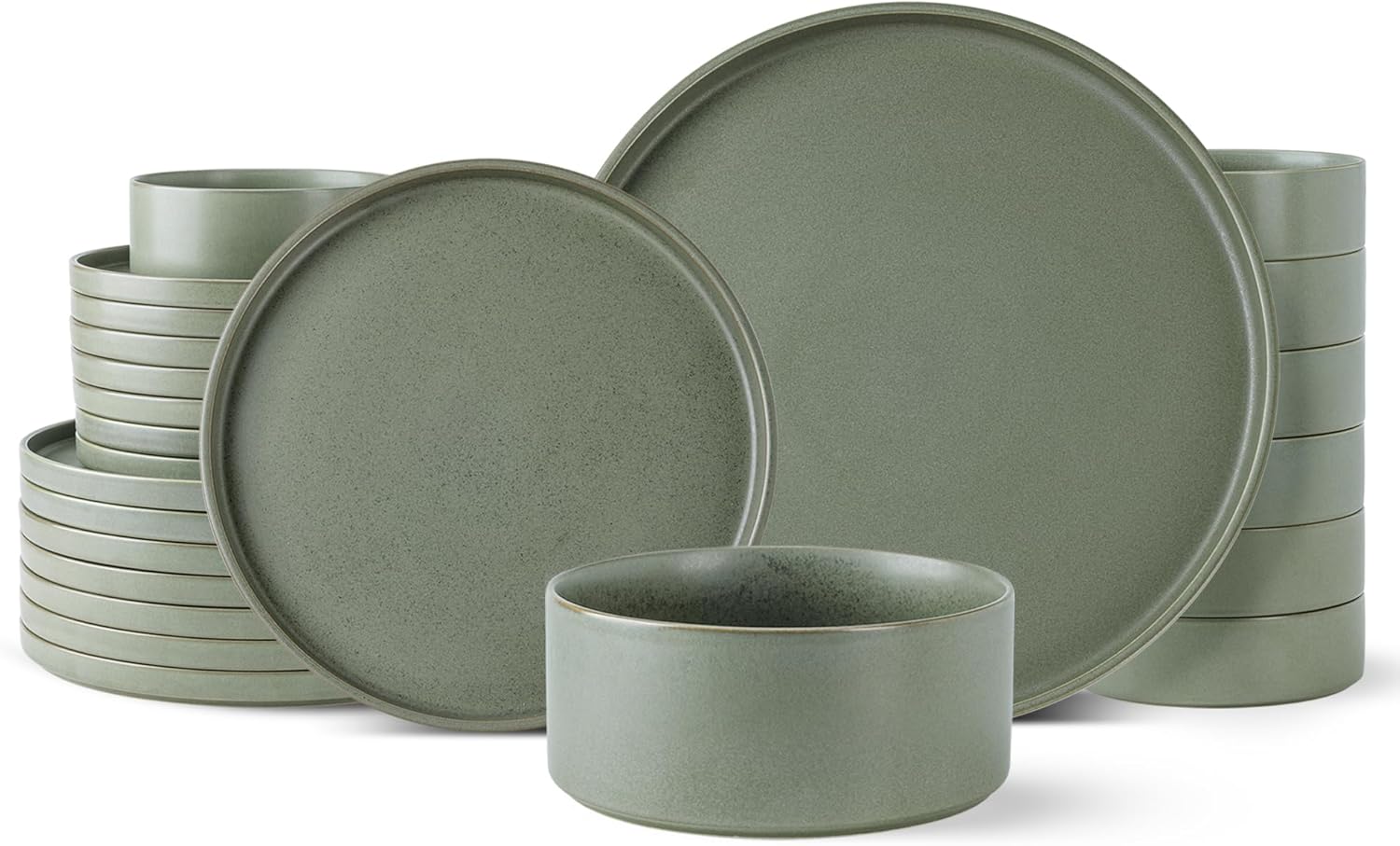 GBHOME Ceramic Dinnerware Sets for 8, Stylish and Durable