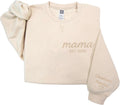 Custom Mama Sweatshirt: Kids' Names, Cozy Style | LullabyMall
