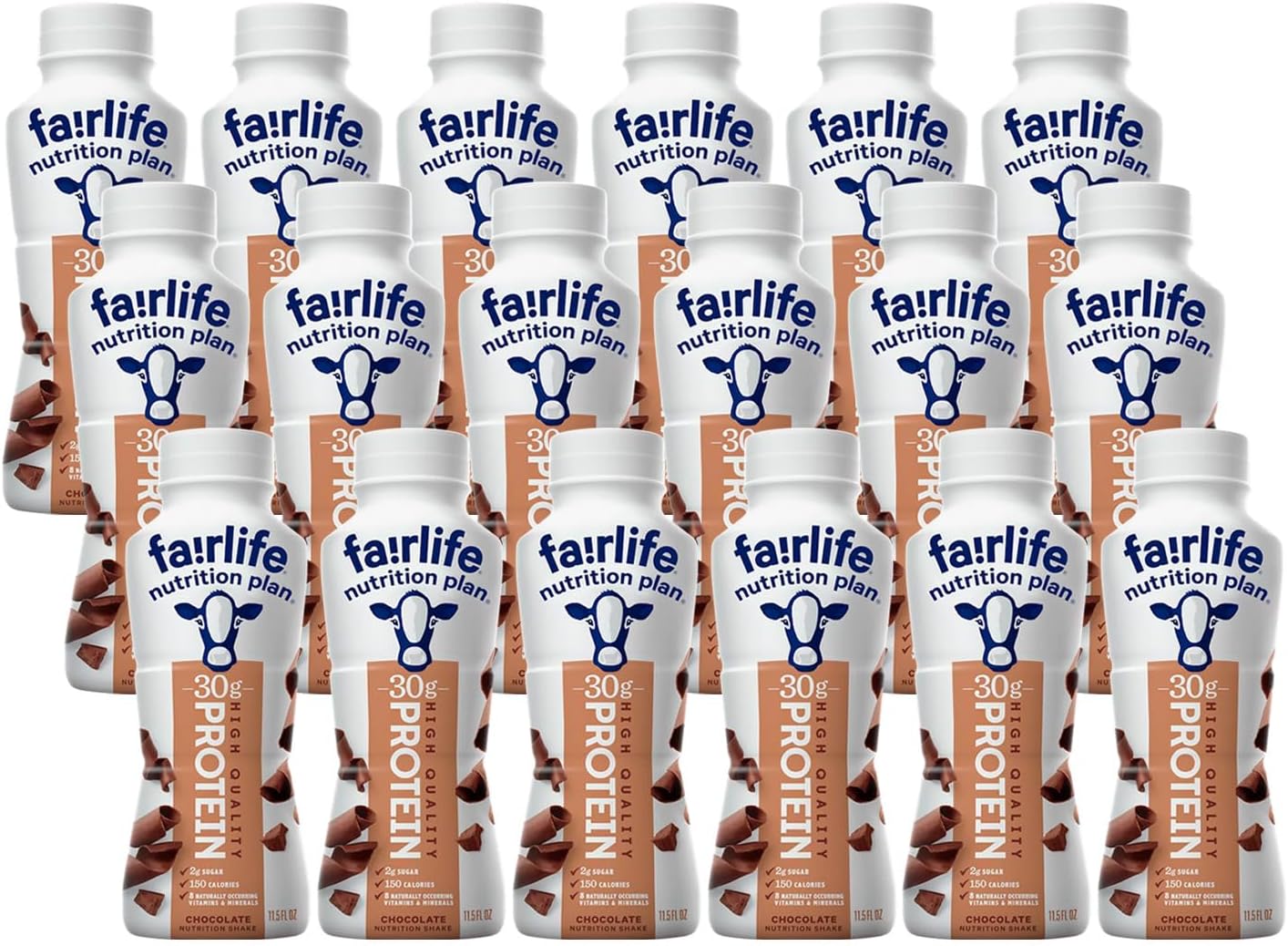 Fairlife Protein Shake - High Protein Chocolate Flavor, 18 ct