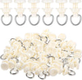 Silent Glide Curtain Track Hooks | Set of 50 | Dimeho