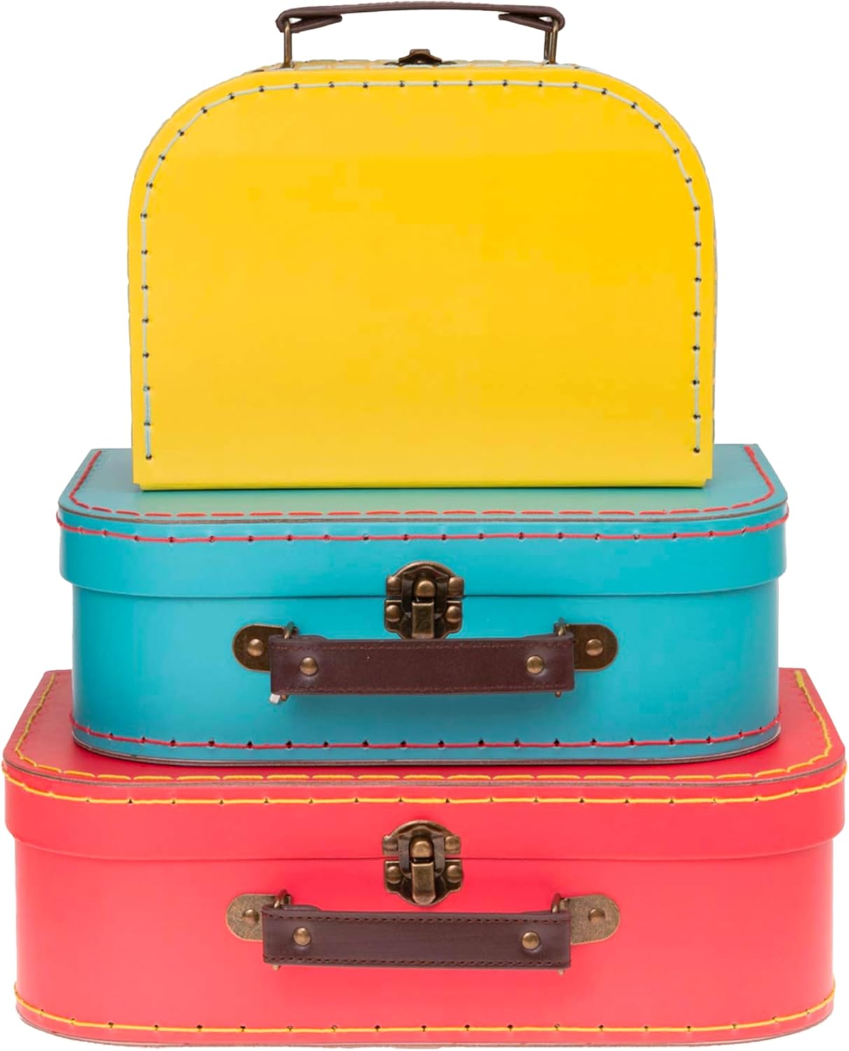 Jewelkeeper Decorative Storage Boxes Set of 3 for Kids' Toys