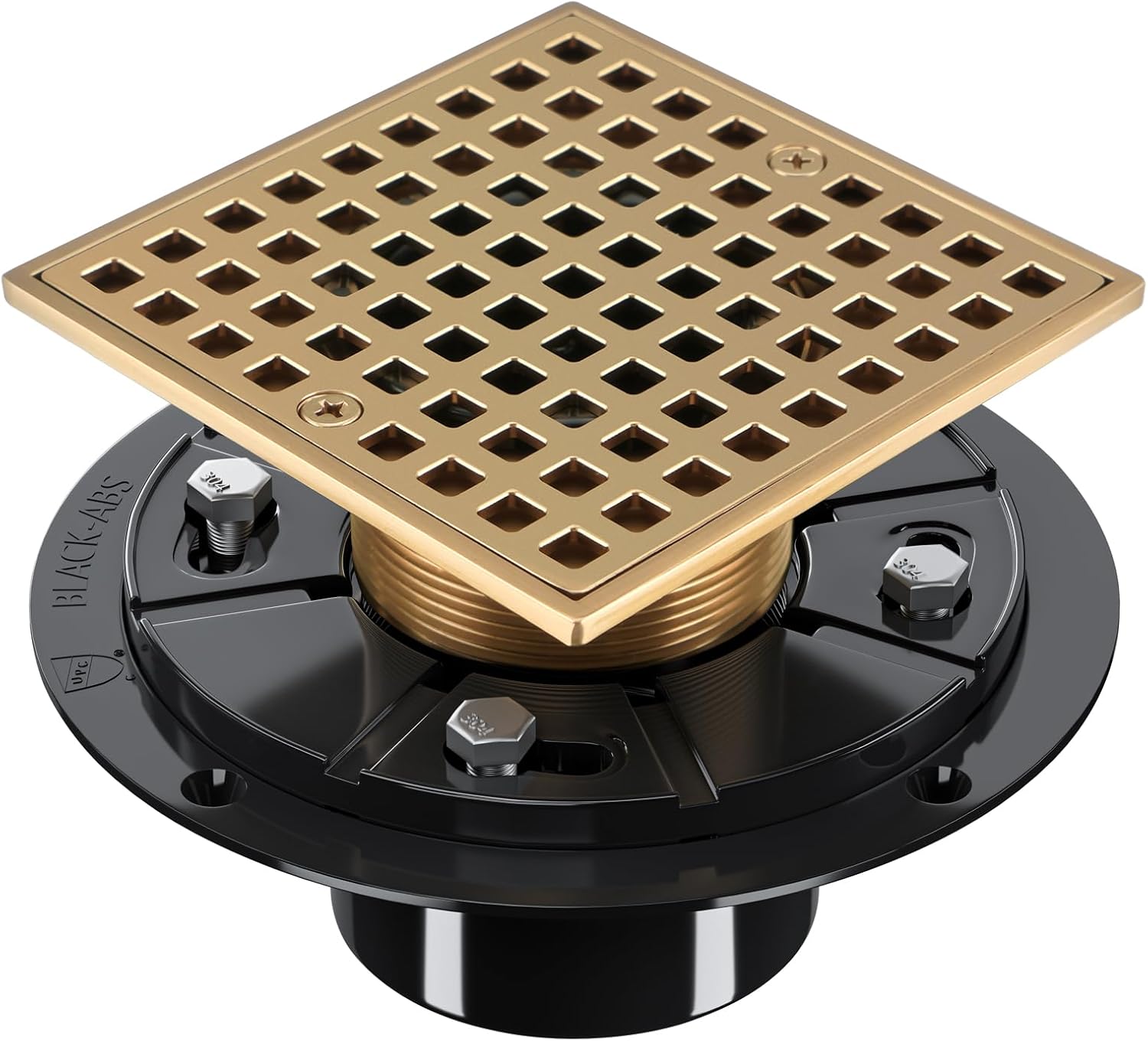 Champagne Bronze Shower Drain Kit for Fast Drainage & Style