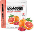 Collagen Powder + Beauty Blend Ruby Red Raspberry - Tastes Great