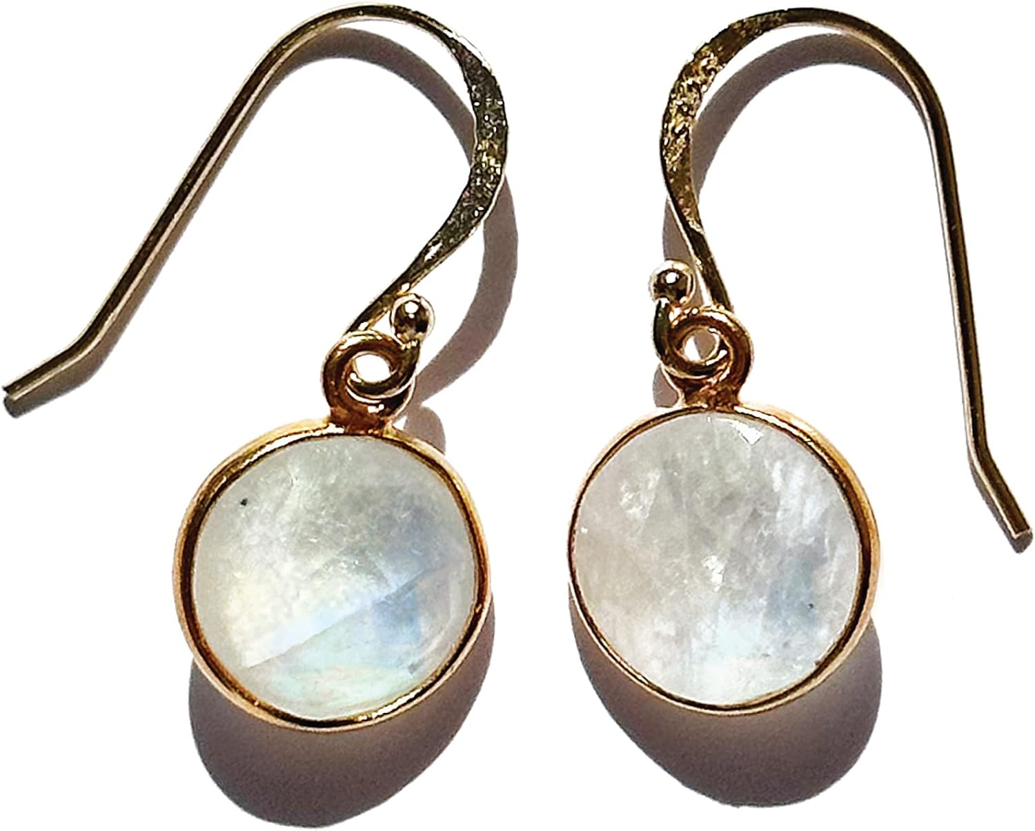 925 Sterling Silver Dangle Drop Earrings with Labradorite Stones