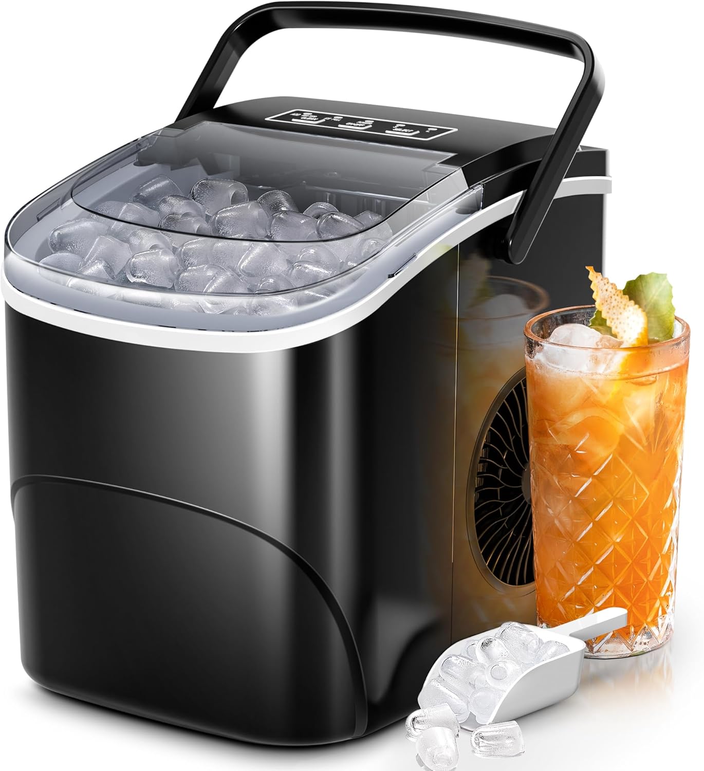 Electactic Countertop Ice Maker - Fast Ice Production