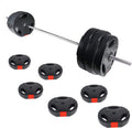 Vinyl Standard 1-Inch Plate Weight Plate Set for Strength Training