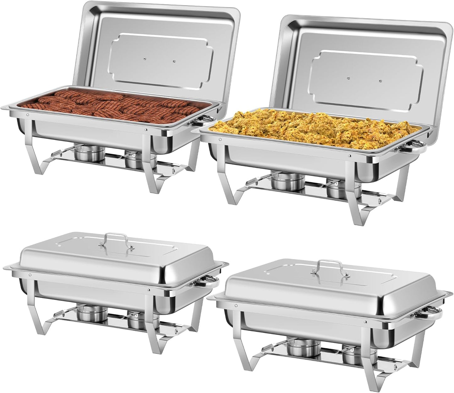Rengue 9.5 QT Chafing Dishes Set for Buffets and Gatherings