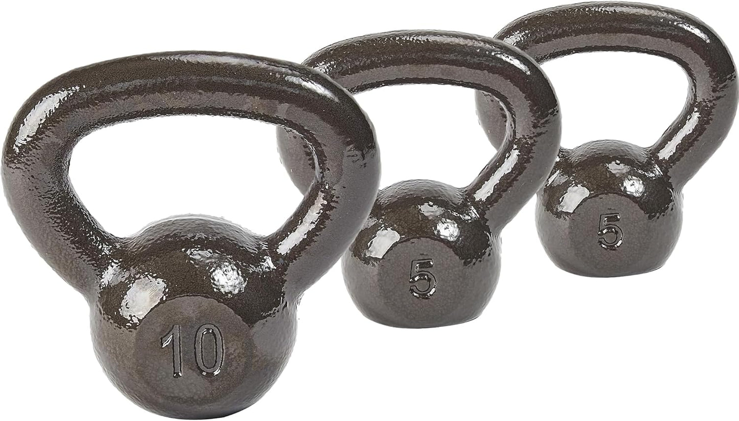 Cast Iron Kettlebell Weights for Home Gym Strength Training