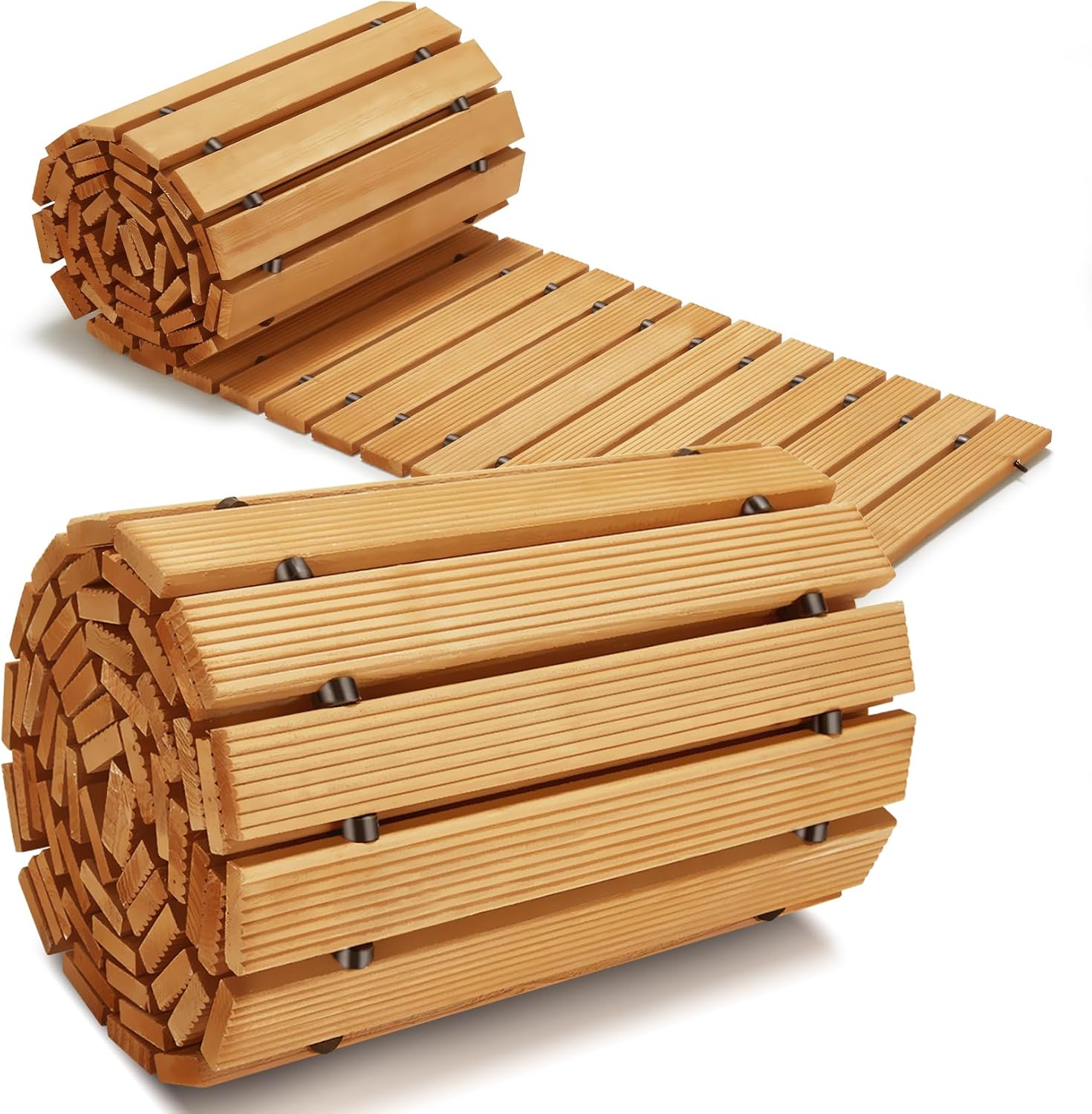 12FT Wooden Garden Pathway for Outdoor Events and Decor