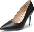 DREAM PAIRS Women's Pointed Toe 4in Stiletto Dress Pumps - Elegant