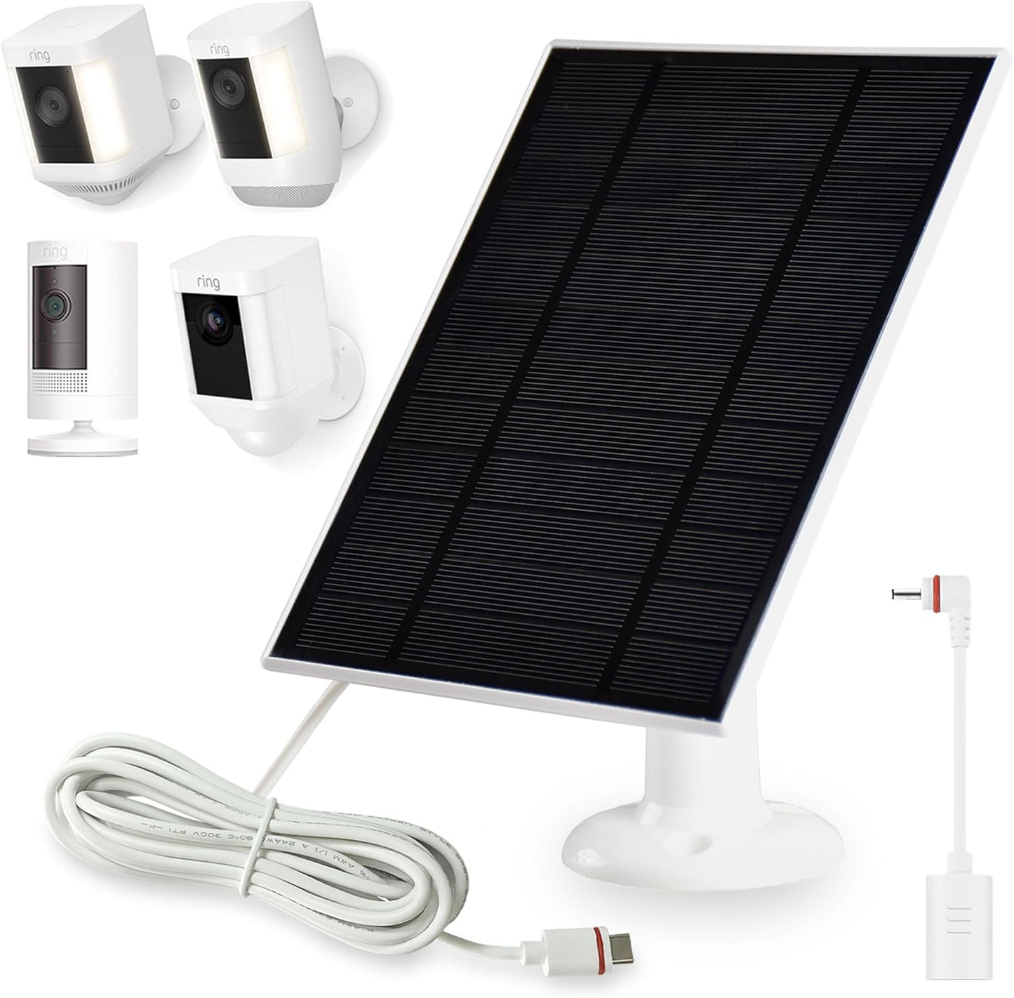 Extended Power for Ring Cameras with Solar Panel