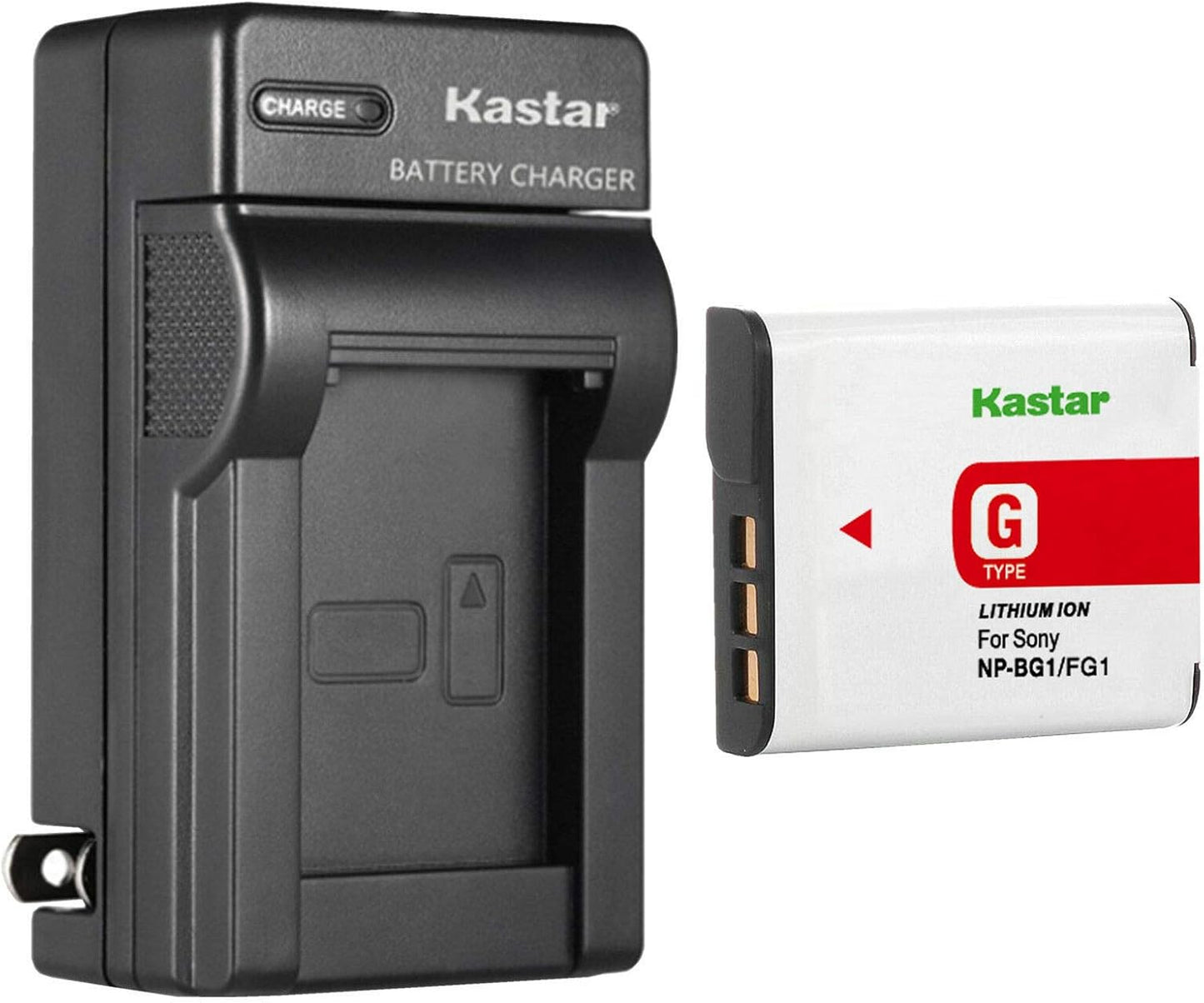 Kastar NP-BG1 Battery & Charger Set for Sony Cameras