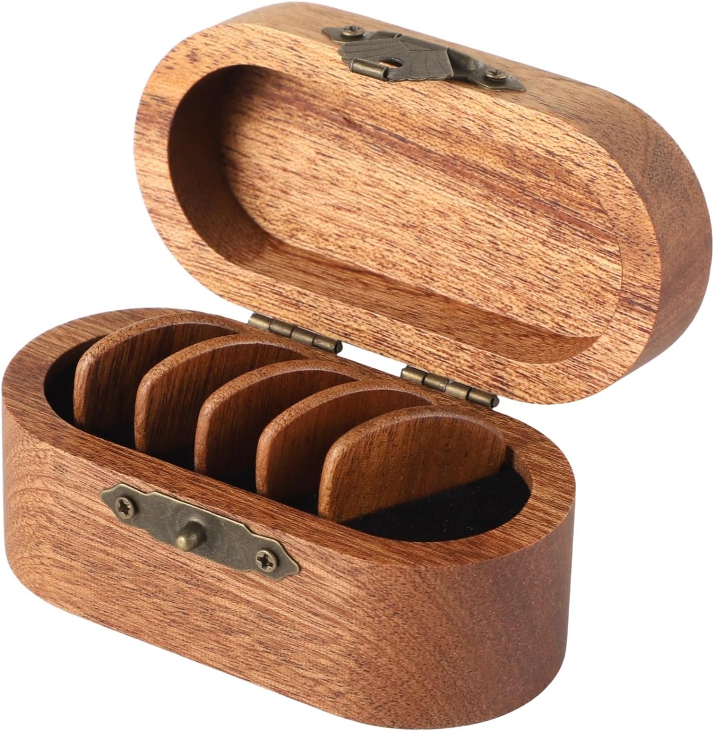 Epicover Handmade Wood Guitar Picks Box