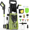 Pressure Washer Electric Power Washer with 5 Nozzles & Foam Cannon