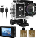 Fangool Action Camera 4K 30FPS - Waterproof 30M Ultra HD
