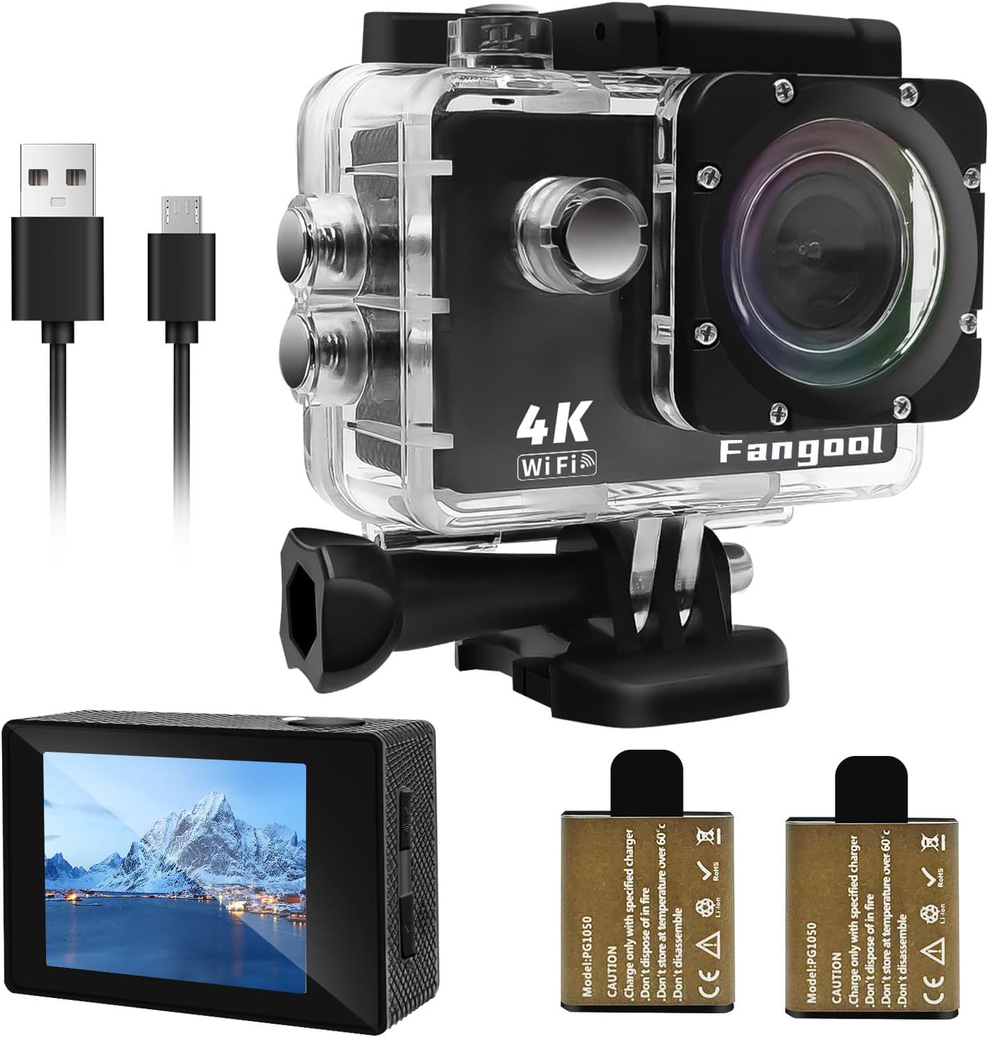 Fangool 4K Action Camera - Capture Every Adventure!