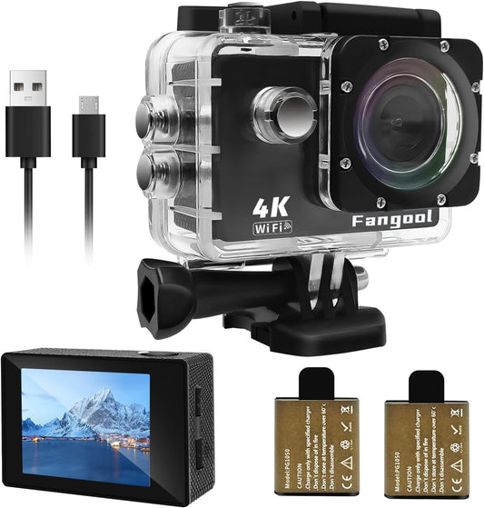 Fangool 4K Action Camera - Capture Every Adventure!