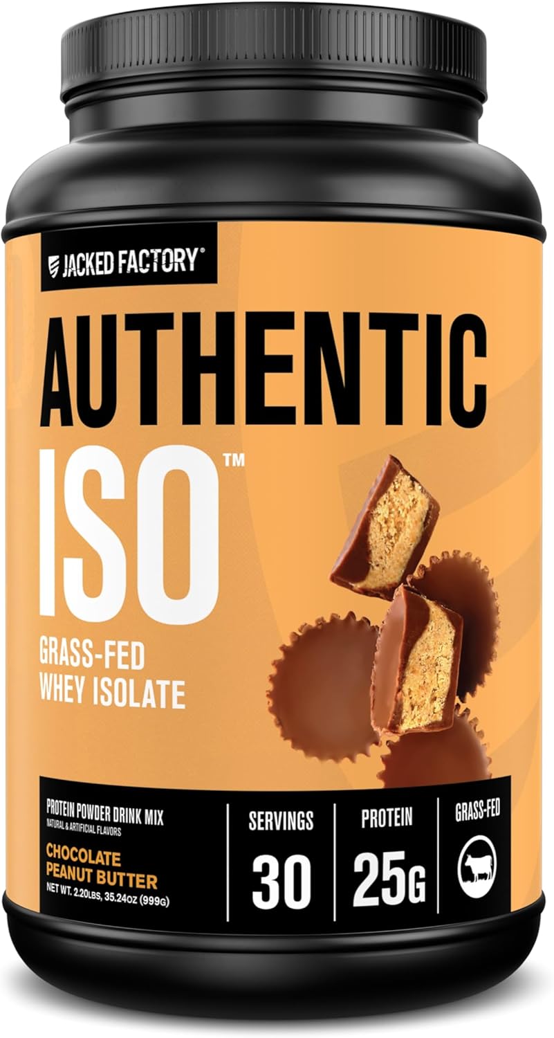 Authentic ISO Grass Fed Whey Protein Isolate for Muscle Growth
