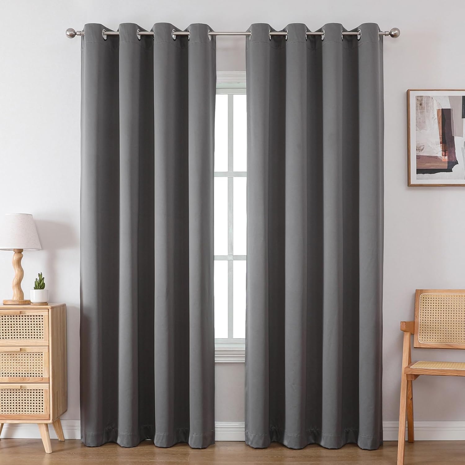Room Darkening 52x84 Blackout Curtain Set