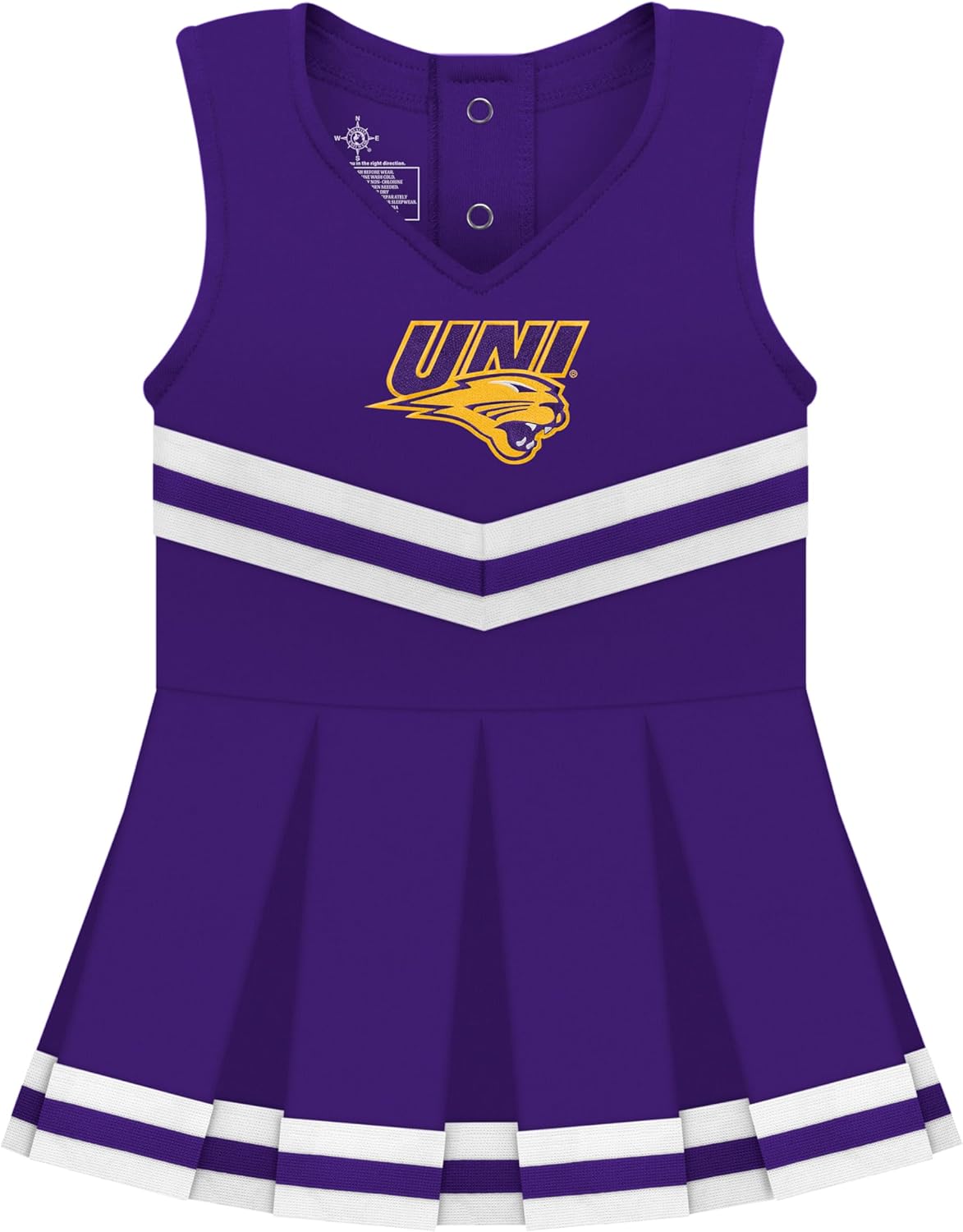 NCAA Officially Licensed Cheerleader Bodysuit Dress for Babies