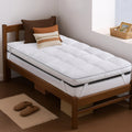 QUEEN ROSE Twin Mattress Topper Pillow-Top Cooling Mattress Pad