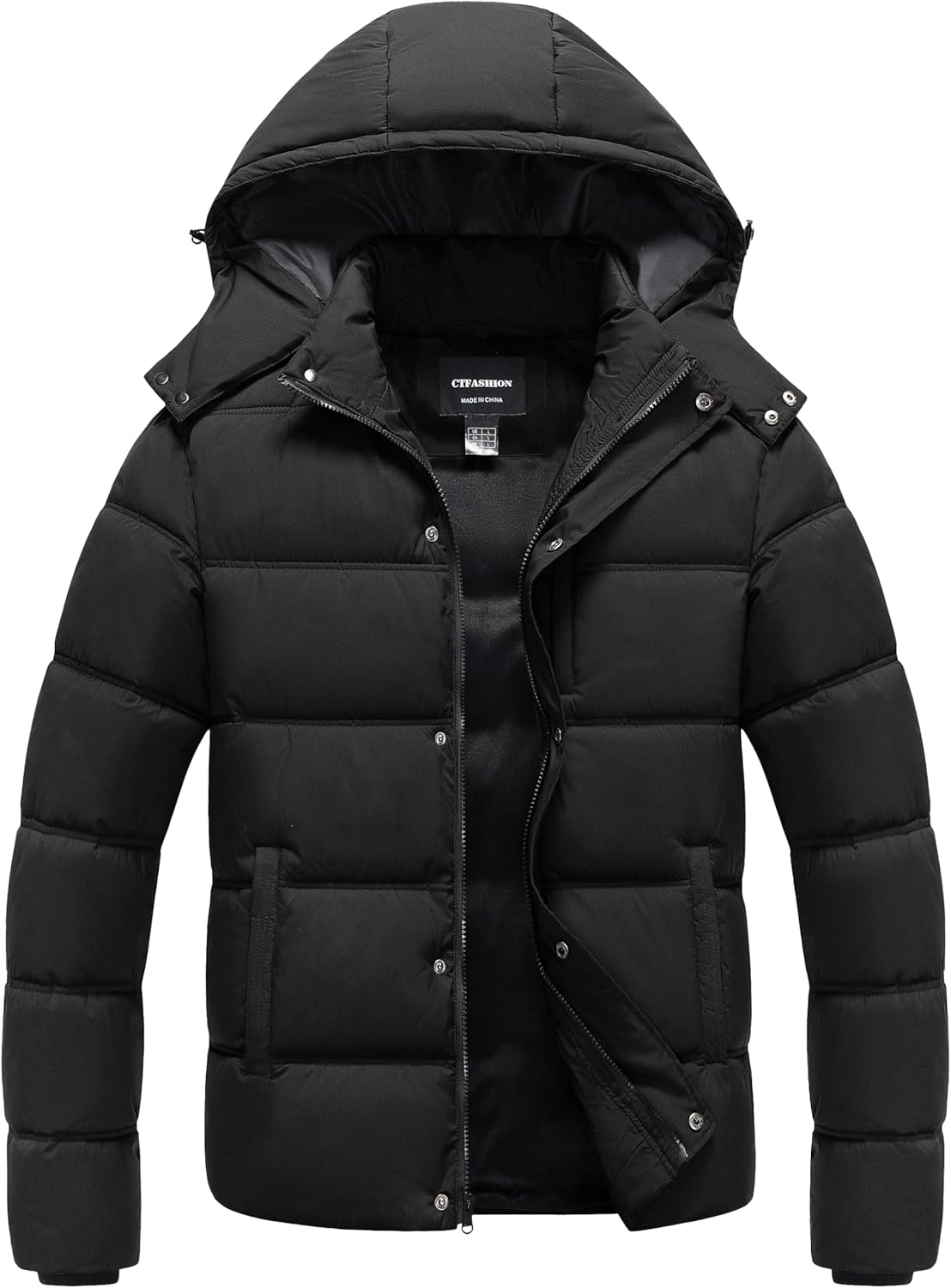 CTFASHION Men's Waterproof Winter Parka - Stay Cozy!
