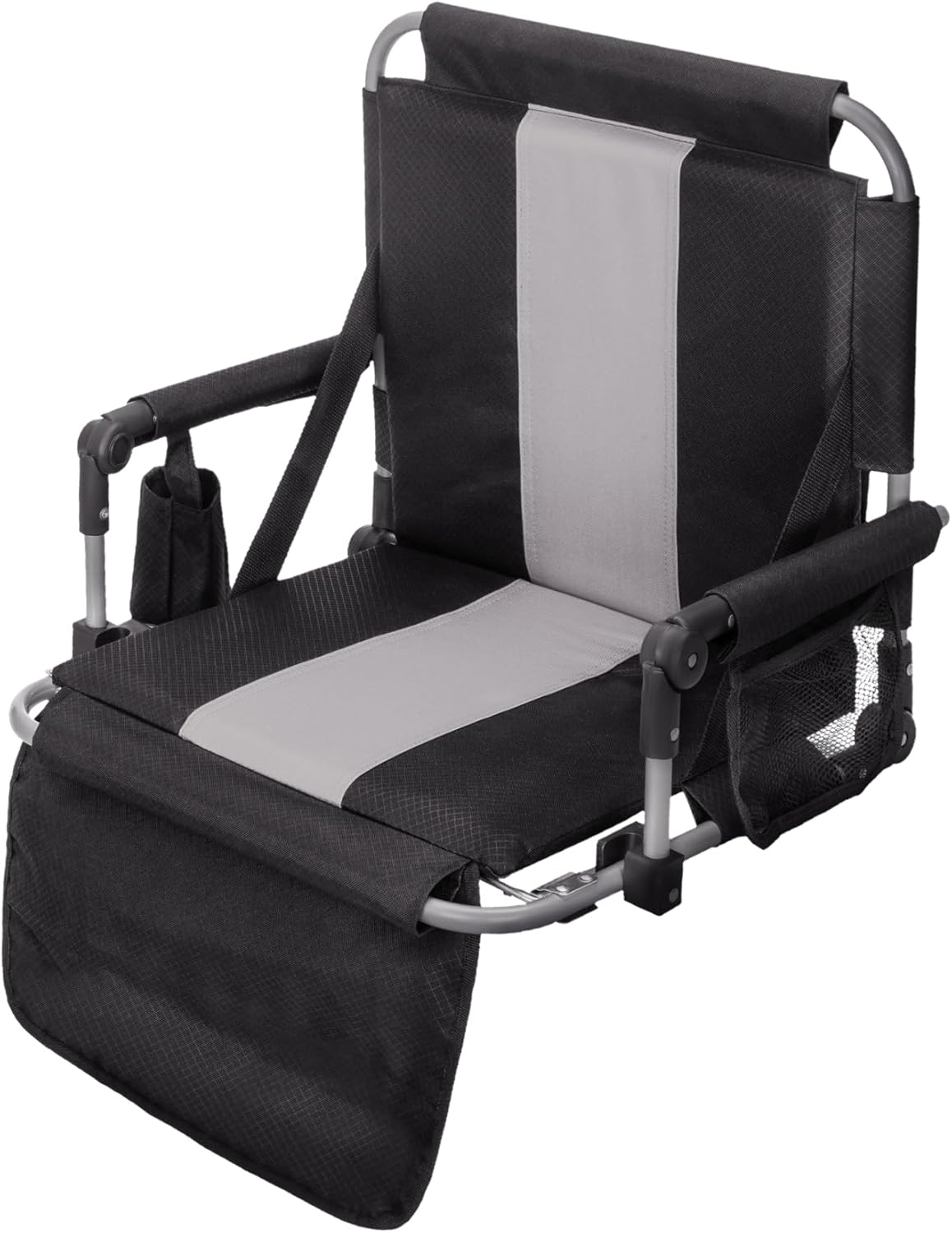 Portable Outdoor Folding Stadium Seat with Armrest and Cup Holder
