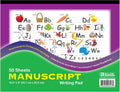 BAZIC 50 Count 10.5 in x 8 in Manuscript Writing Pad - Compact