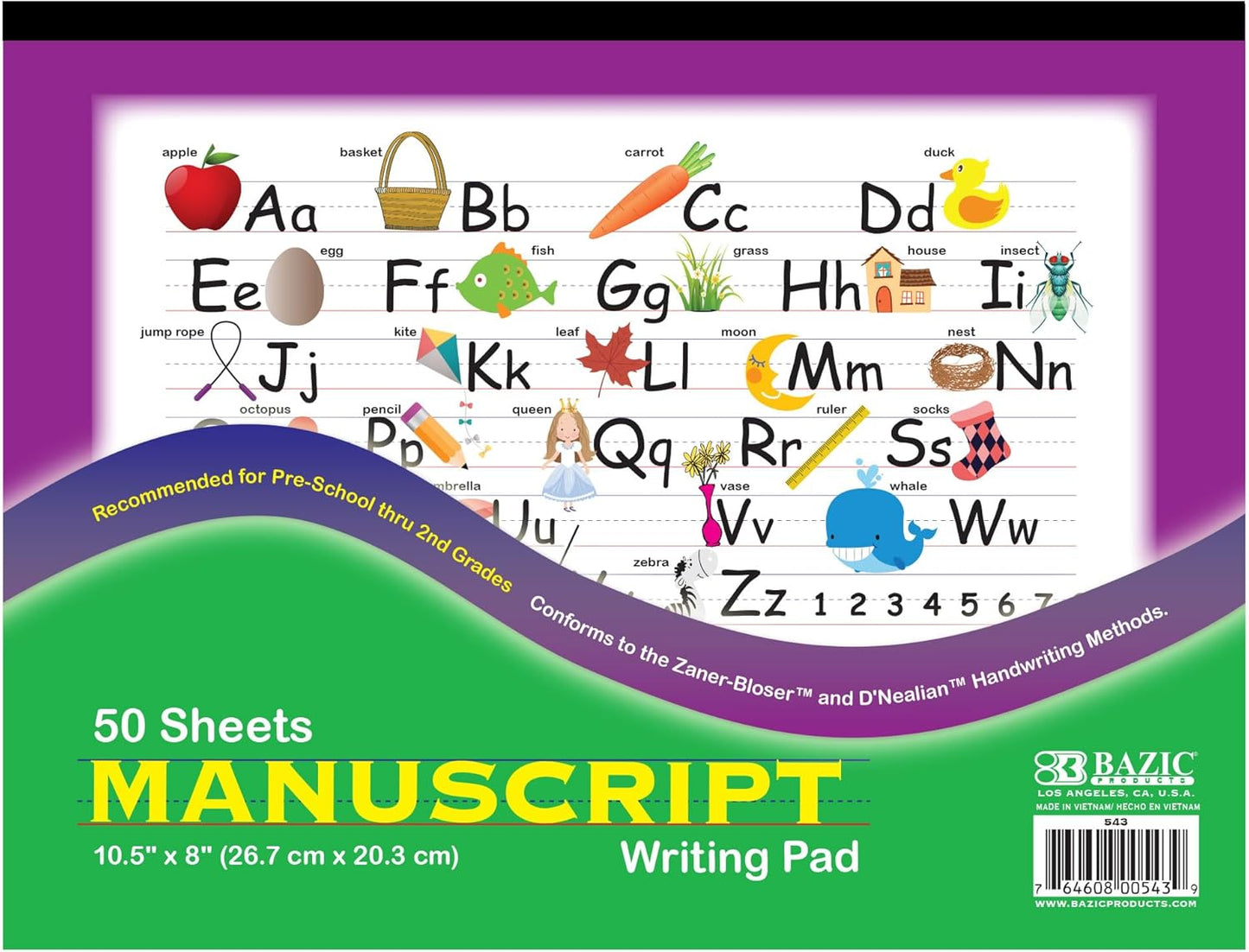 Precision Writing: BAZIC 50 Count Manuscript Pad