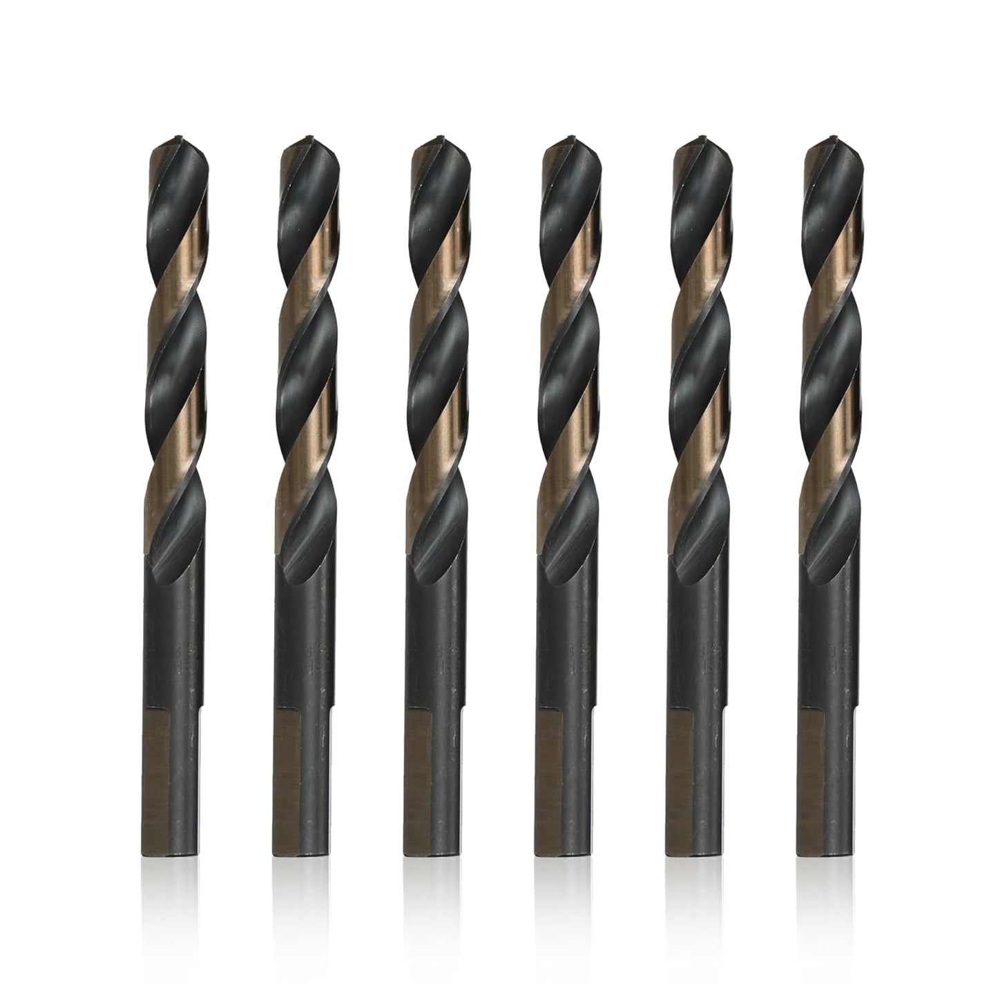 Drill America 7/16 High Speed Steel Black & Gold Drill Bit Set