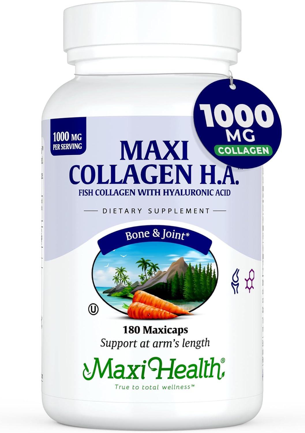 Marine Collagen Pills 1000 mg for Joint & Skin Support