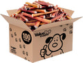 Medium 6 in Bully Sticks for Dogs 100 Count - Long Lasting Chews