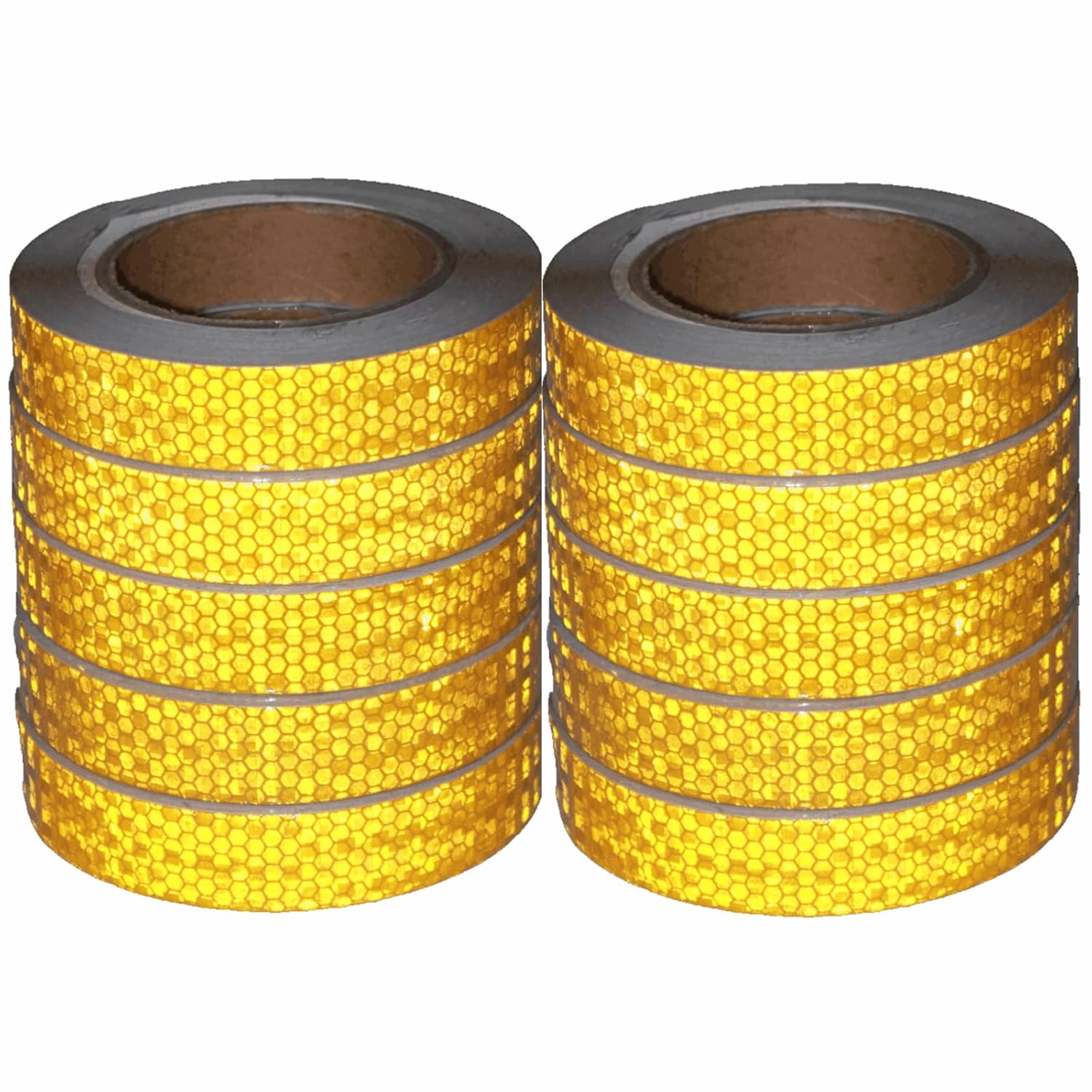 Reflective Tape Yellow 1 inch X 68 FT for Safety and Decoration