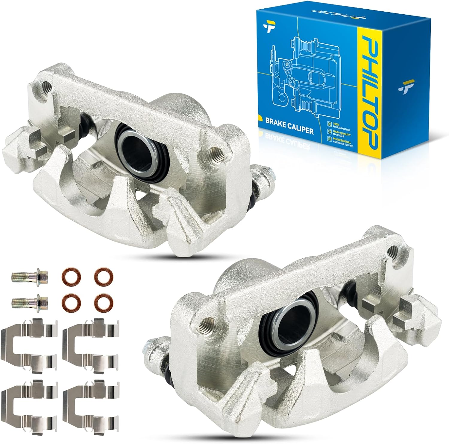 PHILTOP Rear Disc Brake Caliper Assembly for Chevrolet Impala