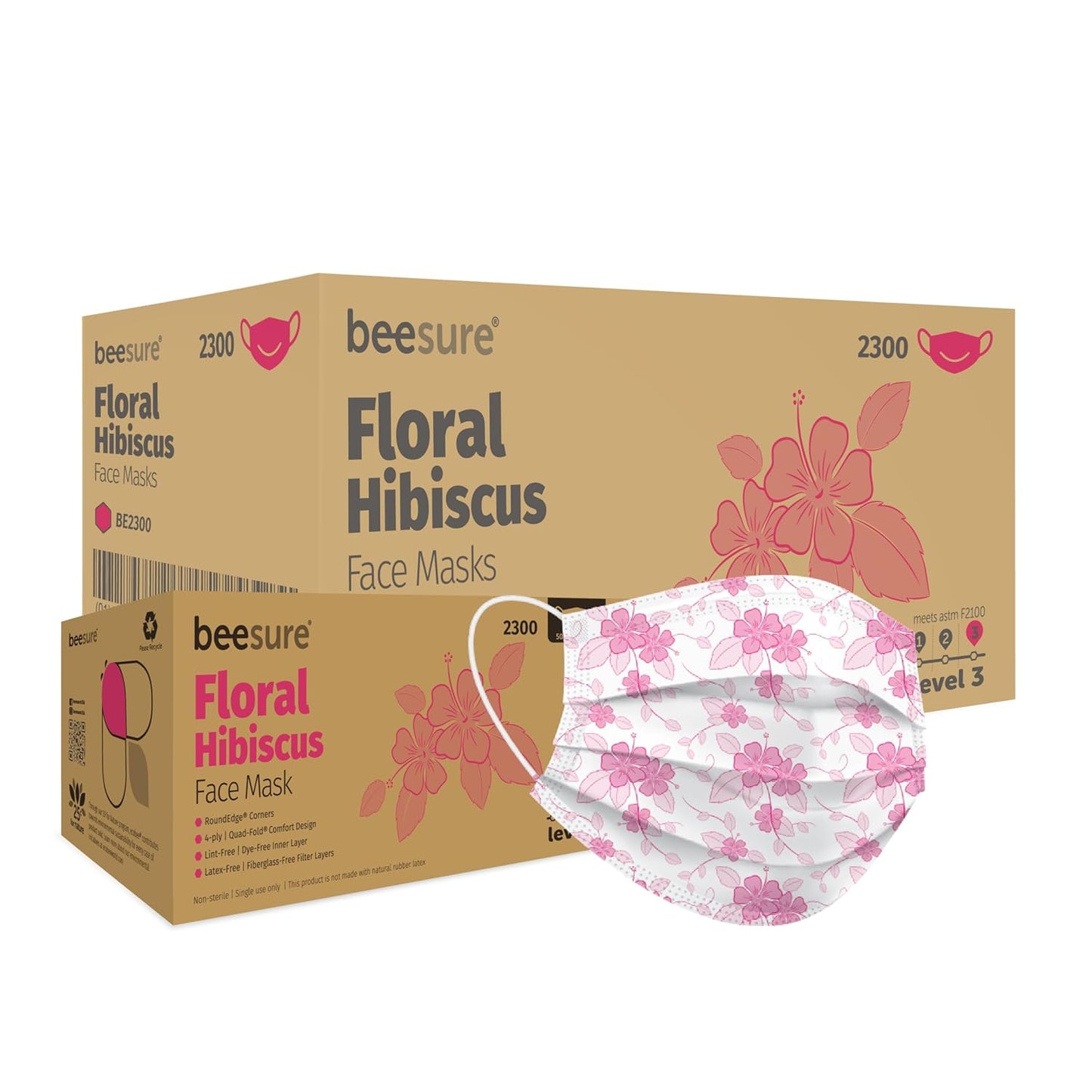 BeeSure BE2300case Floral Face Masks for Comfort and Style