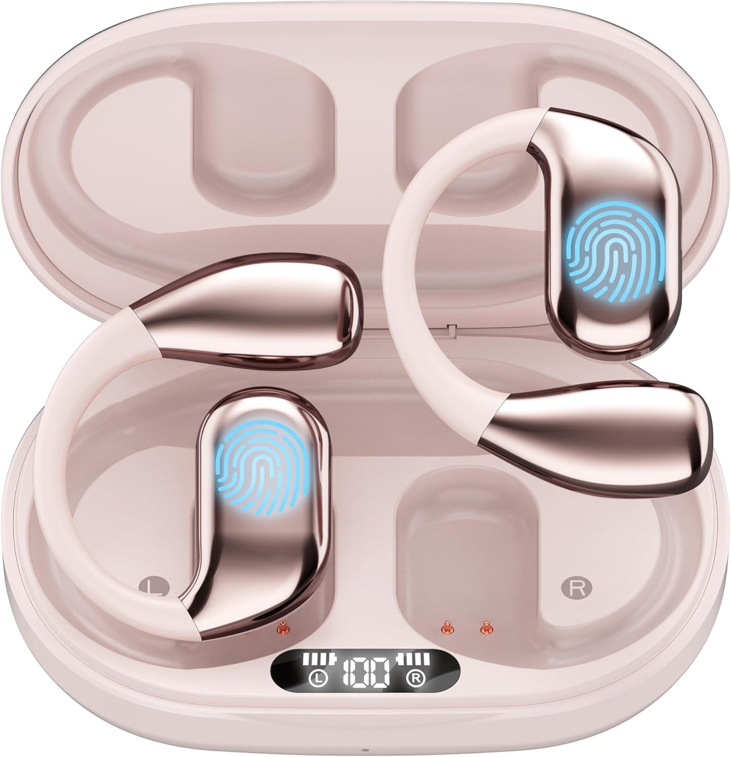 Merryking Pink Translator Earbuds - Real-Time 3-in-1 Translation for 144 Languages!