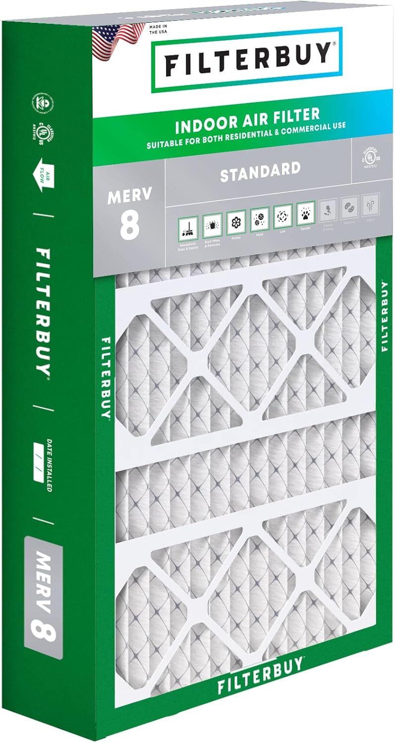 Filterbuy 15.75x27.63x3.50 Air Filter for Dust & Allergy Defense