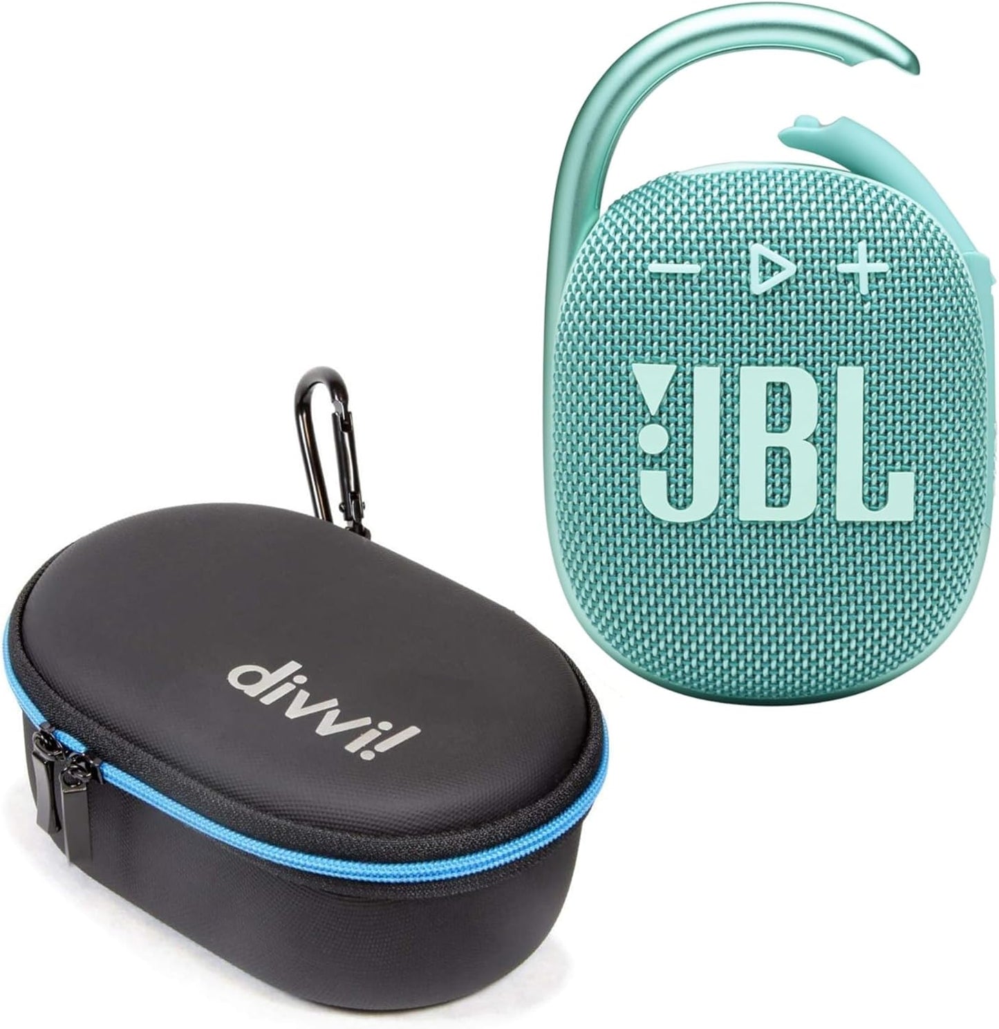 JBL Clip 4 Portable Bluetooth Speaker Bundle with Hardshell Case